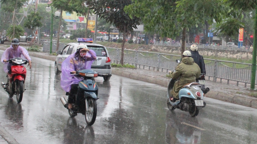 Áp thấp nhiệt đới từ bão số 2 suy yếu: Bắc bộ có mưa to, gió giật mạnh